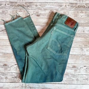 💚Levi’s light teal jeans
